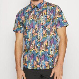 NWT Patagonia Go-To Shirt 90s print short sleeve button down size M